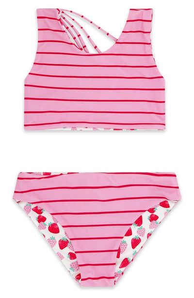 Feather 4 Arrow Feather 4 Arrow Kids' Summer Sun Reversible Two-Piece Swimsuit
