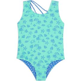 Feather 4 Arrow Feather 4 Arrow Kids' Summer Sun Reversible UPF 50+ One-Piece Swimsuit