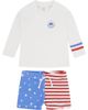Feather 4 Arrow Feather 4 Arrow Kids' Surfs Up Long Sleeve UPF 50+ Two-Piece Rashguard Swimsuit - 1