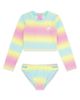 Feather 4 Arrow Feather 4 Arrow Kids' Waves 4 Days Long Sleeve UPF 50+ Two-Piece Rashguard Swimsuit - 1