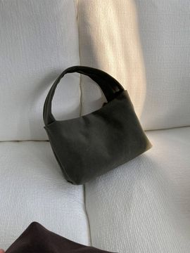 FEBRU Suede mini poki bag _ khaki