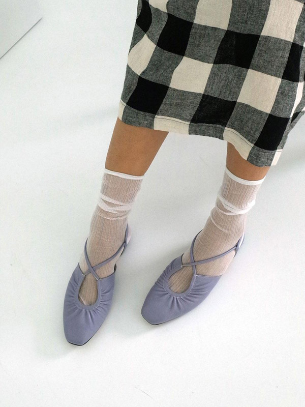 february second French Ballet Shoes Lavender