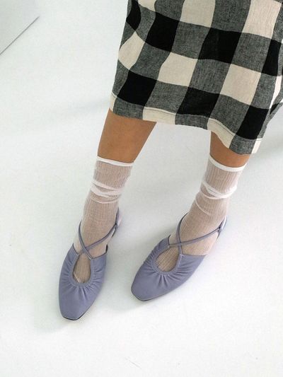 february second French Ballet Shoes Lavender
