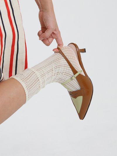 february second Penny Slingbacks (Camel)
