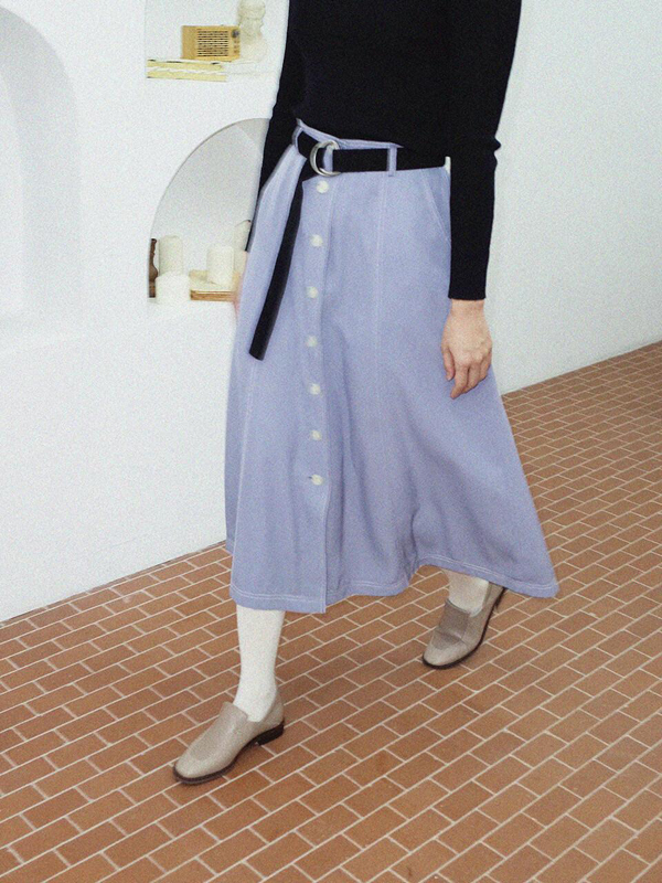 february second Plain Loafers Beige