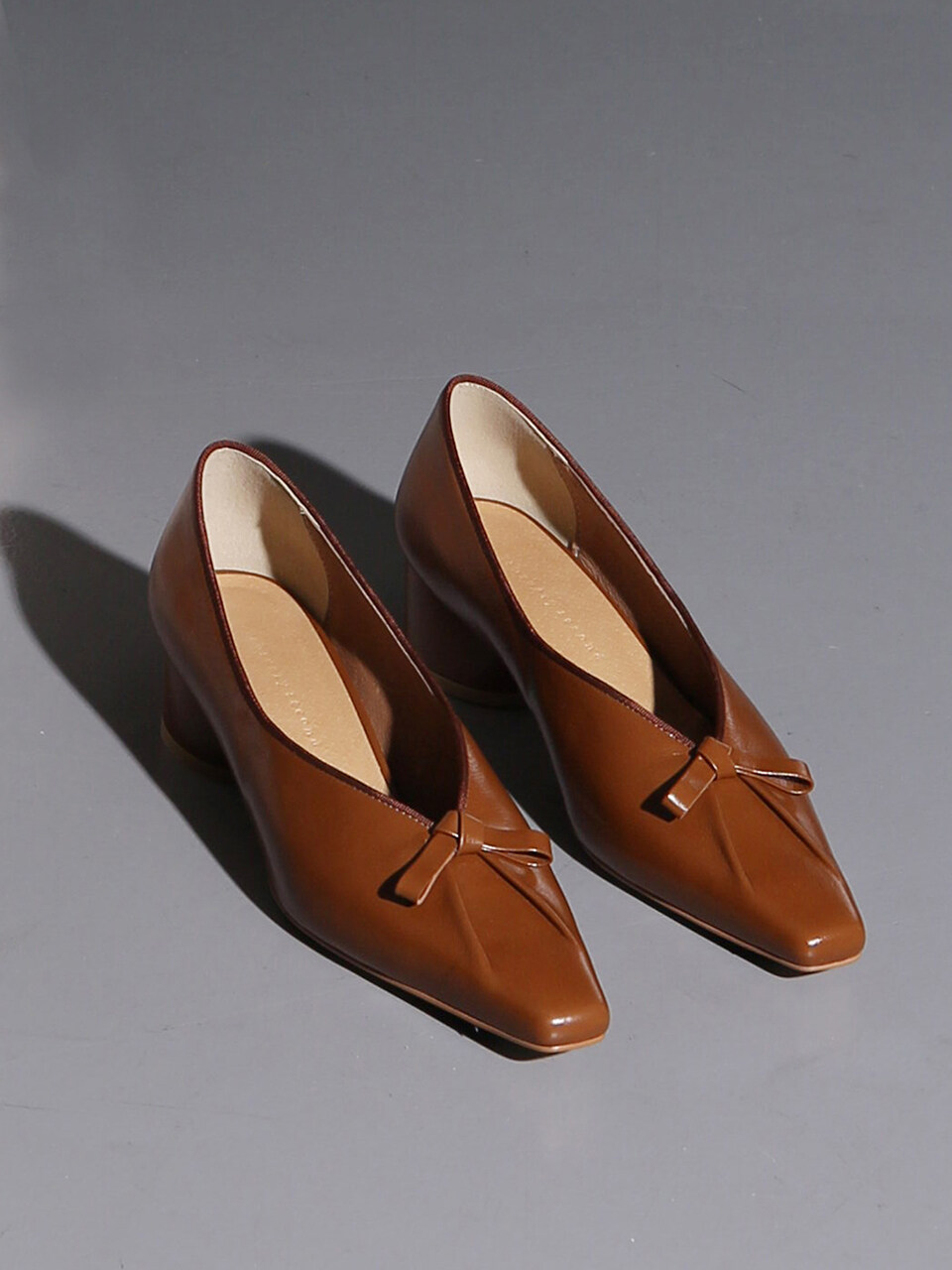 february second Ribbon Pumps_ Brown