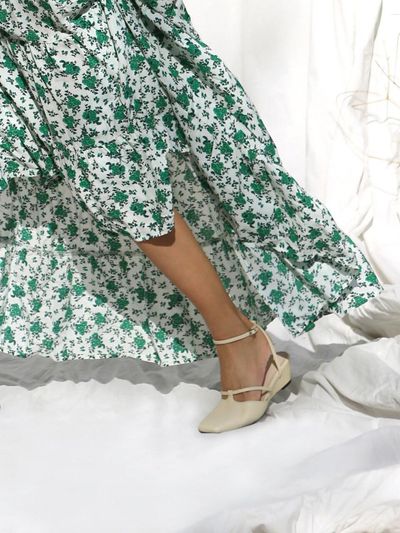 february second T Strap Wedges Slingback