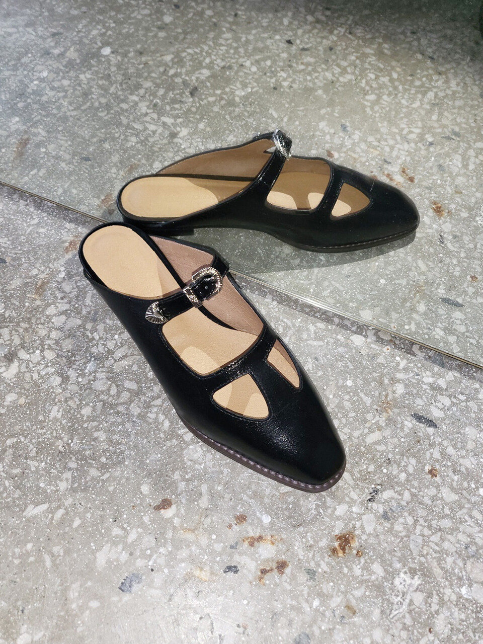 february second Vintage Bloafers_ Black