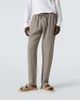 Fedeli Fedeli Bonifacio linen tapered pants - 3