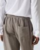 Fedeli Fedeli Bonifacio linen tapered pants - 5