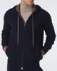 Fedeli Fedeli Cashmere zip-up hoodie - 3