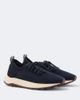 Fedeli Fedeli Knitted suede-trimmed sneakers - 1