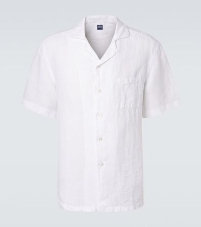 Fedeli Fedeli Linen bowling shirt