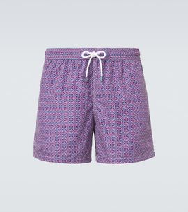 Fedeli Fedeli Madeira printed swim trunks