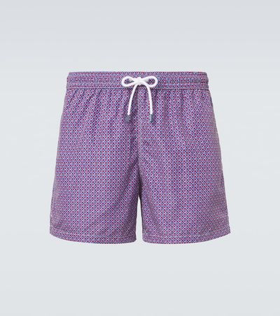 Fedeli Fedeli Madeira printed swim trunks