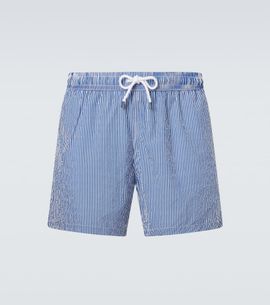 Fedeli Fedeli Madeira striped swim trunks