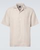 Fedeli Fedeli Striped linen bowling shirt - 1