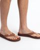 Feelgoodz Feelgoodz Mens Zensole Kinderz Faux Leather Flip Flop Thong Sandals - 2