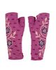 Feelgoodz Feelgoodz Women's Artisan Crafted Fleece Lined Primrose Fingerless Jersey Gloves - 1
