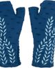 Feelgoodz Feelgoodz Women’s Artisan Crafted Fleece Lined Trellis Fingerless Jersey Gloves - 1