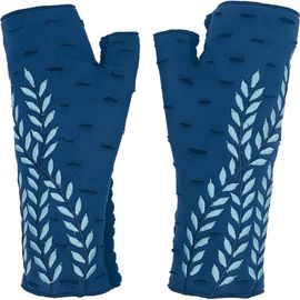 Feelgoodz Feelgoodz Women’s Artisan Crafted Fleece Lined Trellis Fingerless Jersey Gloves