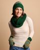 Feelgoodz Feelgoodz Women's Artisan Hand-Knit Adirondack Winter Wool Half Mitten - 2