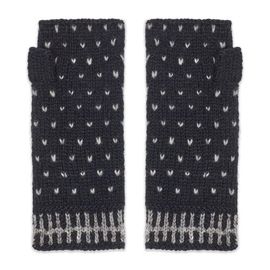 Feelgoodz Feelgoodz Women's Artisan Hand-Knit Appalachian Winter Wool Half Mitten
