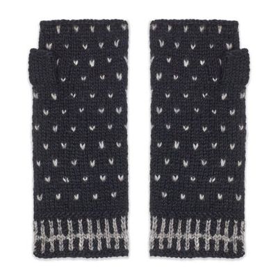 Feelgoodz Feelgoodz Women's Artisan Hand-Knit Appalachian Winter Wool Half Mitten