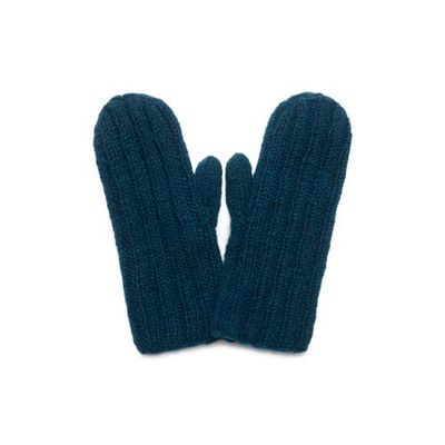 Feelgoodz Feelgoodz Women's Artisan Hand-Knit Denali Ribbed Mitten