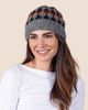 Feelgoodz Feelgoodz Womens Artisan Hand-Knit Jaya Harlequin Wool Beanie Hat - 2