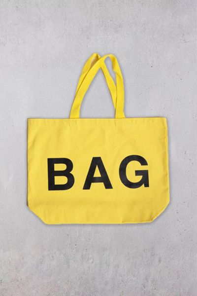 Feels So Good Feels So Good Jumbo Tote Bag in Yellow at Urban Outfitters