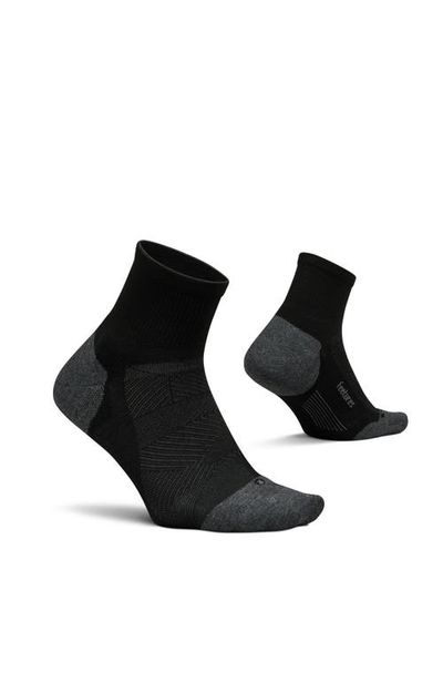 Feetures Feetures Elite Max Cushion Quarter Sock Athletic Running Socks, Targeted Compression, Moisture Wicking
