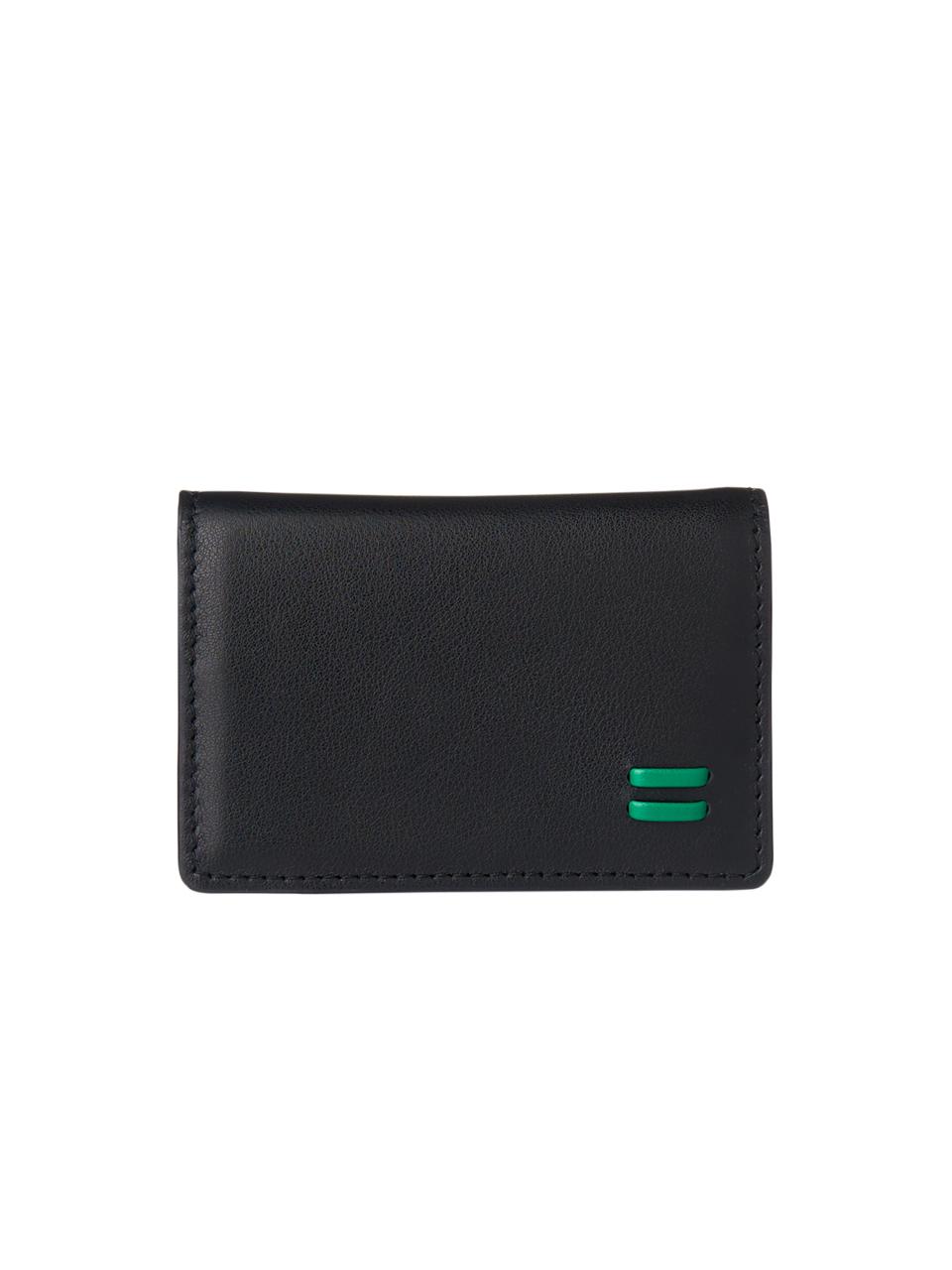 FELLO Leather Accordion Multi-compartment Wallet [BLACK]