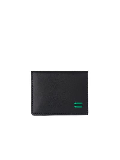 FELLO Leather Compact Flat Wallet [BLACK]