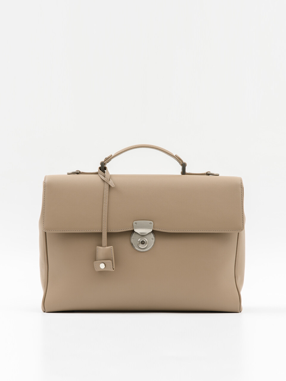 FELLO Monaco Briefcase_Taupe Beige