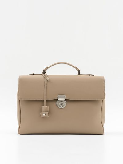 FELLO Monaco Briefcase_Taupe Beige