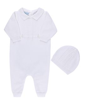 Feltman Brothers Feltman Brothers Boys' Cable Knit Longall with Hat
