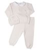 Feltman Brothers Feltman Brothers Girls' Pique Collar Diamond Knit 2-Piece with Hat - 1