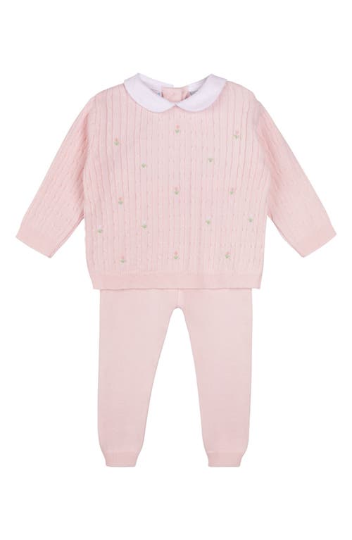 Feltman Brothers Feltman Brothers Peter Pan Cable Knit Sweater & Pants Set