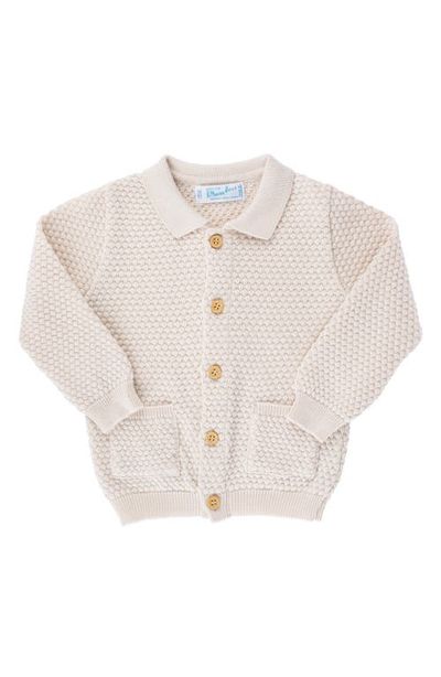 Feltman Brothers Feltman Brothers Popcorn Stitch Cotton Cardigan