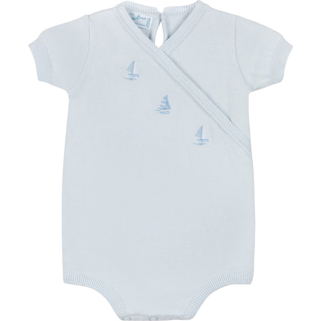 Feltman Brothers Feltman Brothers Sailboat Cotton Knit Bodysuit