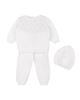Feltman Brothers Feltman Brothers Unisex Lux Pointelle Knit Set w/Hat - 1