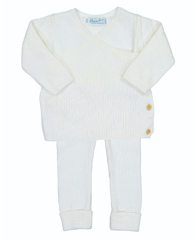 Feltman Brothers Feltman Brothers Unisex Ribbed Knit Wrap Set