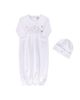 Feltman Brothers Feltman Brothers Unisex Vehicle Embroidered Cotton Gown with Hat - 1