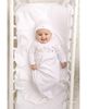 Feltman Brothers Feltman Brothers Unisex Vehicle Embroidered Cotton Gown with Hat - 2