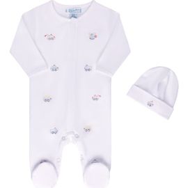 Feltman Brothers Feltman Brothers Vehicle Cotton Footie & Hat Set