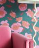 FEMcreative FEMcreative English Roses In Pink And Green Removable Wallpaper at Urban Outfitters - 1