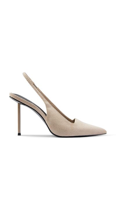 FEMME LA FEMME LA G63 Suede Slingback Pump