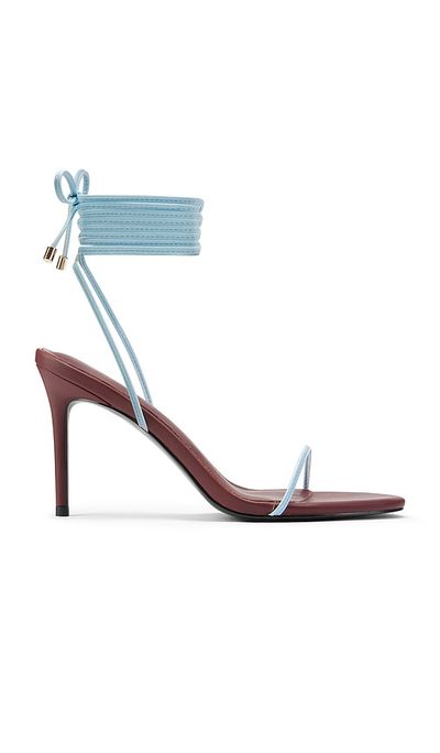 FEMME LA FEMME LA x REVOLVE Barely There Lace Up Heel