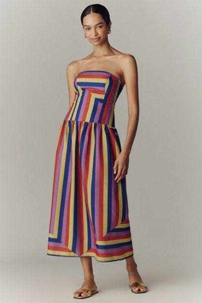 Fenareta La Conspiracion Strapless Maxi Dress